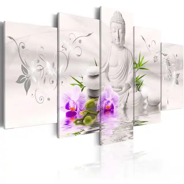 Disponibil imediat Tablou - White Buddha