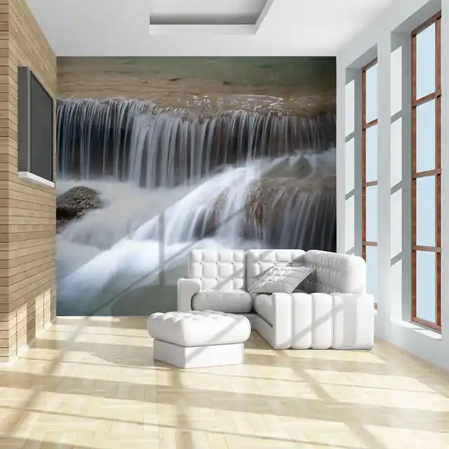 Fototapet - Waterfalls in Kanchanaburi, Thailand Doar azi
