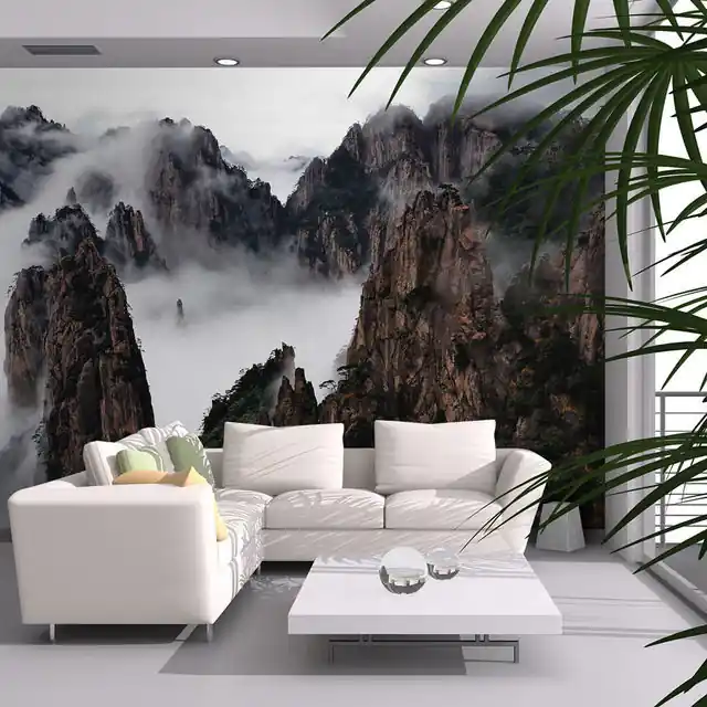 Fototapet - Sea of clouds in Huangshan Mountain, China Comandă acum