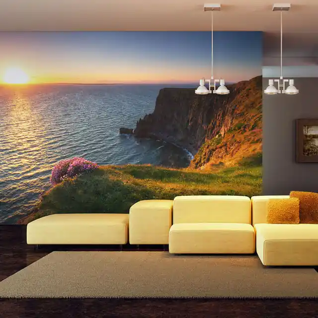 Fototapet - Sunset Cliffs of Moher, Ireland Cumpărături sigure