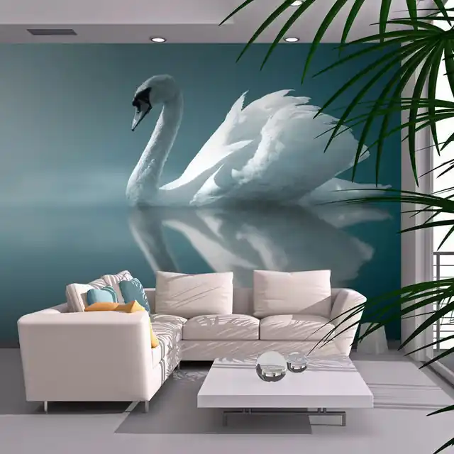 Fototapet - White swan Plată securizată