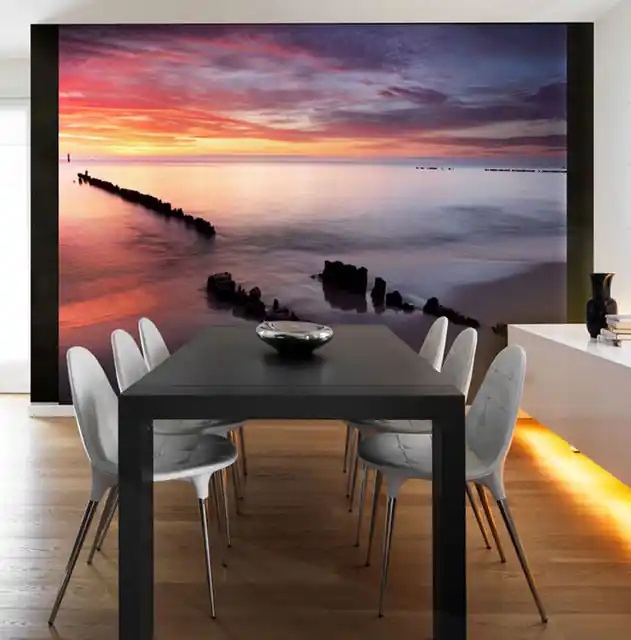 Fototapet - Sunrise over the Baltic Sea Popular