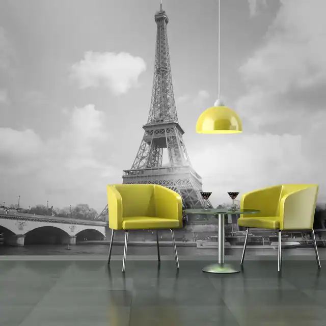 Fototapet - Seine and Eiffel Tower Bestseller
