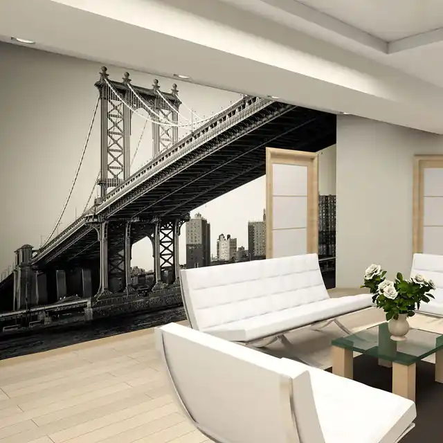 Reducere de preț Fototapet - Manhattan Bridge, New York