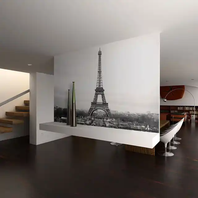 Fototapet - Paris black and white photography Ofertă limitată