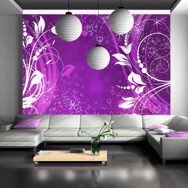 Fototapet - Purple face of magic Discount