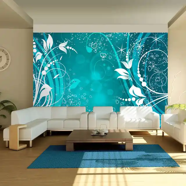 Noutate Fototapet - Turquoise face of magic