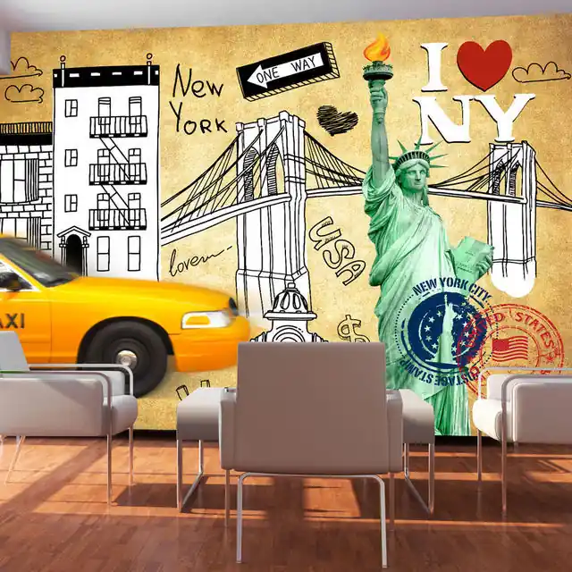 Nu rata Fototapet - One way - New York