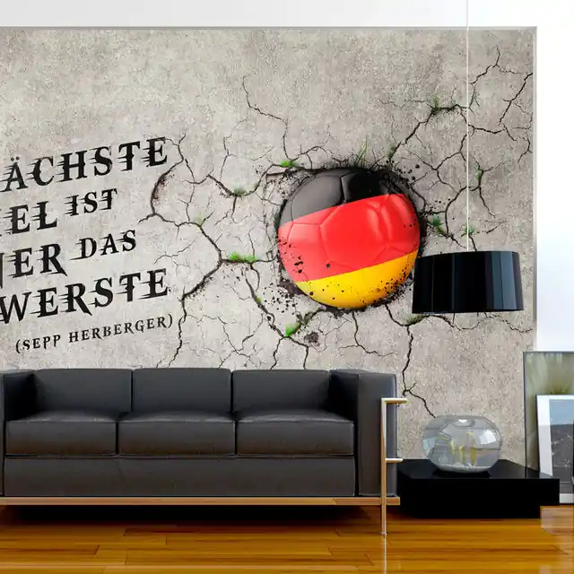 Fototapet - Das nächste Spiel ist immer das schwerste (Sepp Herberger) Discount