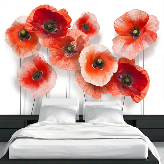 Fototapet - Nine poppies Cumpărături sigure