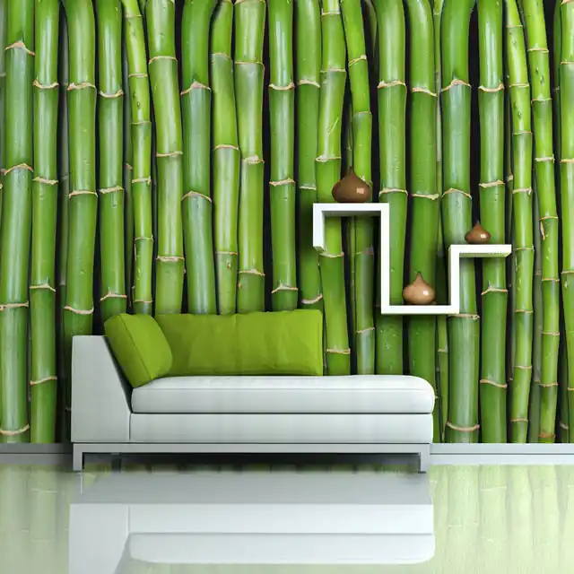 Fototapet - Bamboo wall Livrare rapidă