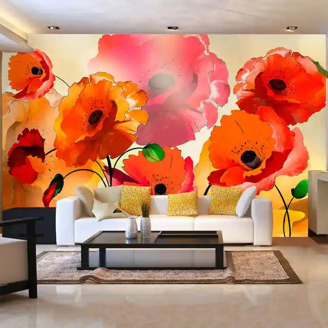 Fototapet - Velvet poppies Reducere specială