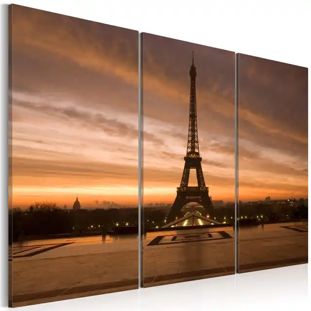 Tablou - Eiffel Tower at dusk Comandă acum
