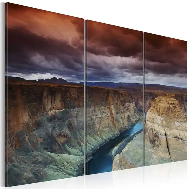 Disponibil imediat Tablou - Clouds over the Grand Canion in Colorado