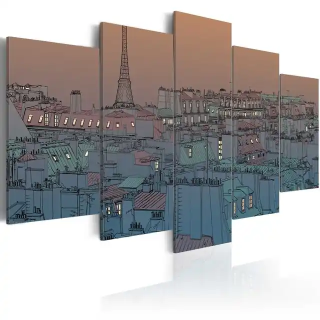 Comandă acum Tablou - Paris - the darkness falls