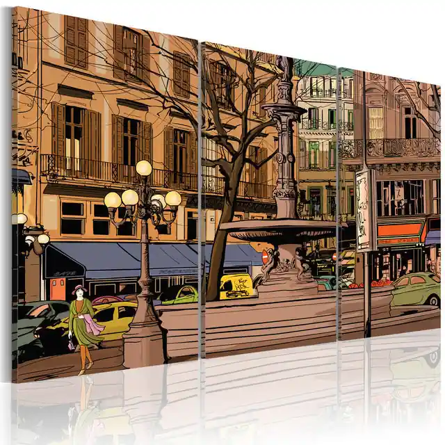 Retur ușor Tablou - Calm evening in Paris