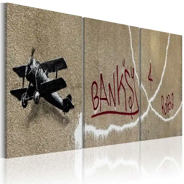 Tablou - Airplane (Bansky) Reducere specială