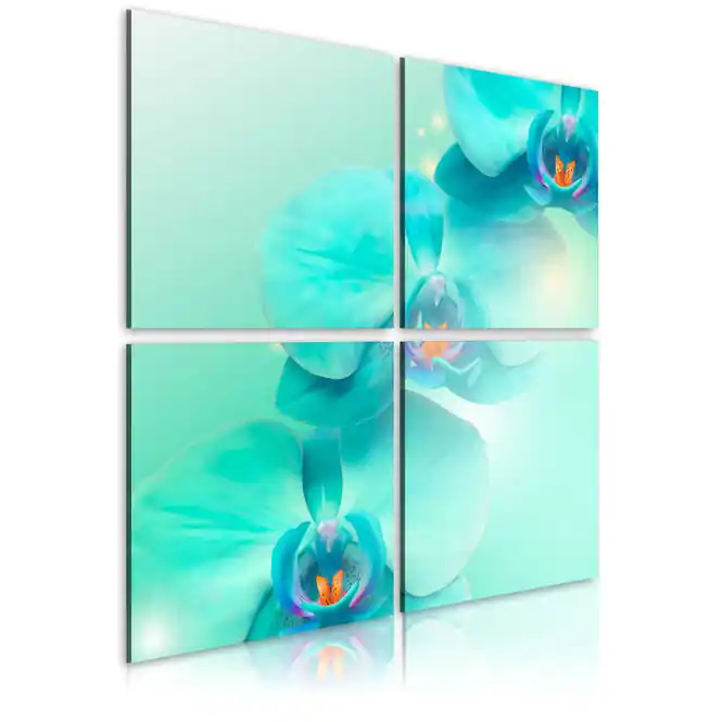 Tablou - Sky-blue orchids Preț mic
