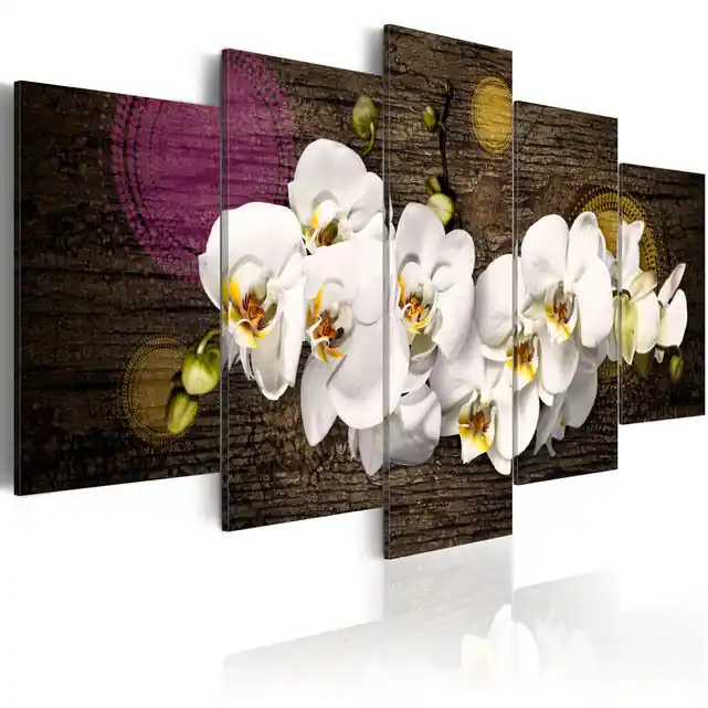 Retur gratuit Tablou - Like a white cloud - 5 pieces
