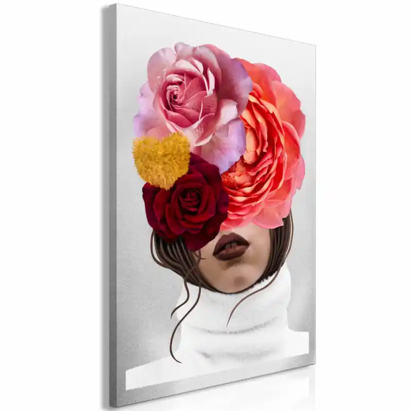 Tablou - White Turtleneck (1 Part) Vertical Bestseller