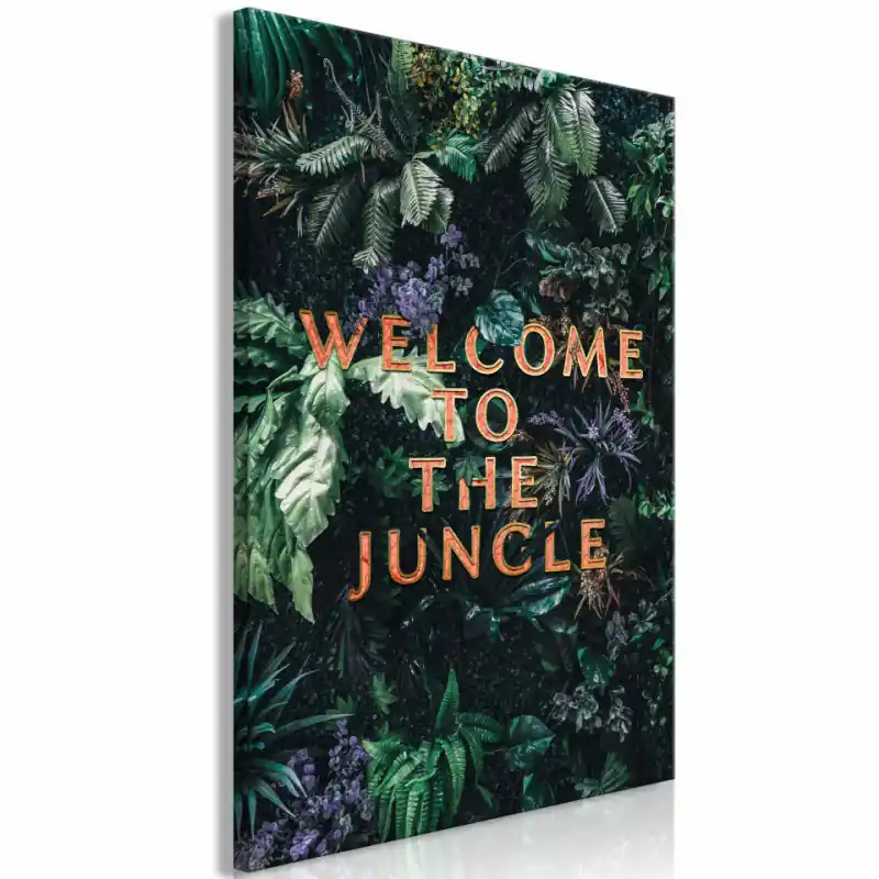 Retur gratuit Tablou - Welcome to the Junge (1 Part) Vertical