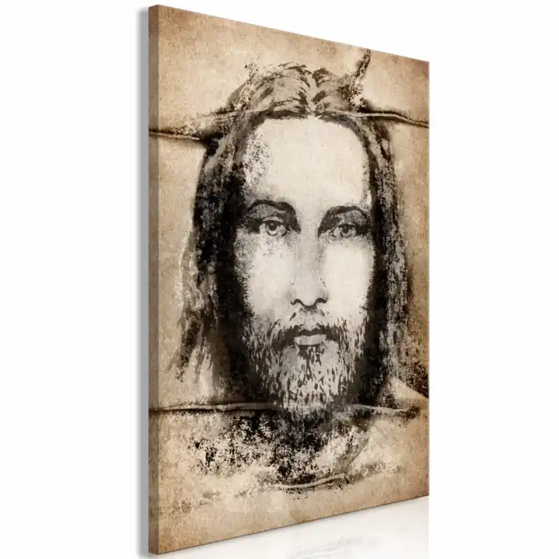 Nu rata Tablou - Shroud of Turin in Sepia (1 Part) Vertical