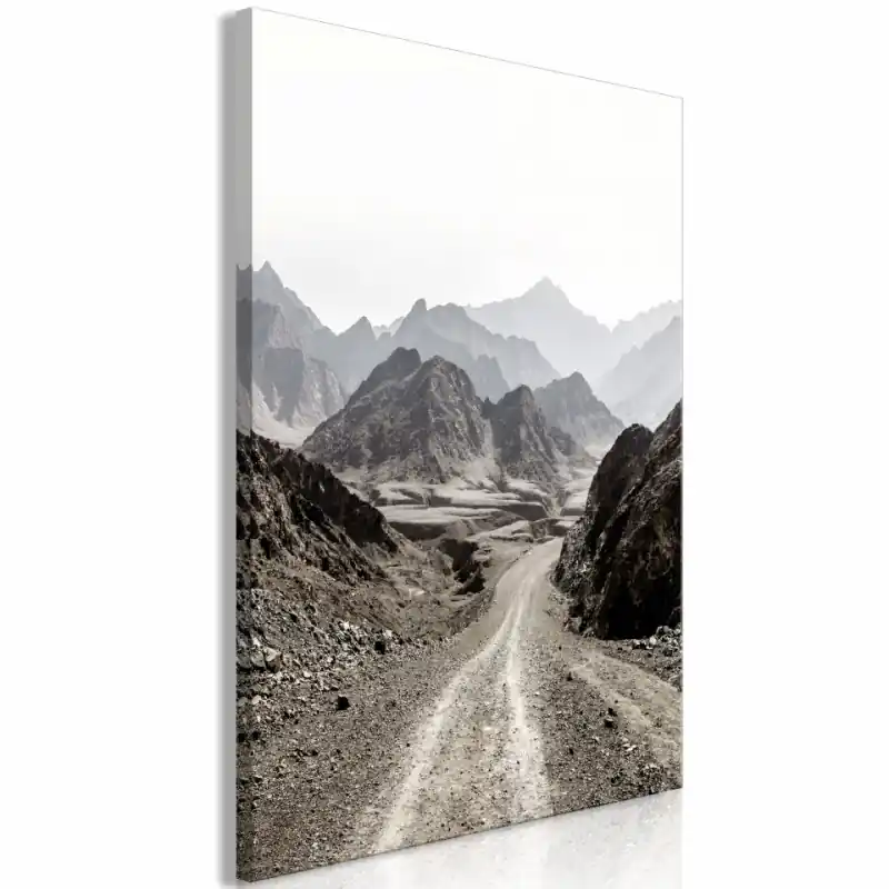 Reducere Tablou - Trail Through the Mountains (1 Part) Vertical