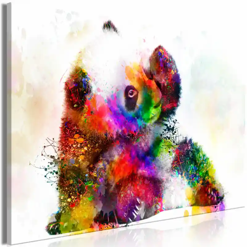 Tablou - Little Panda (1 Part) Wide Reducere specială