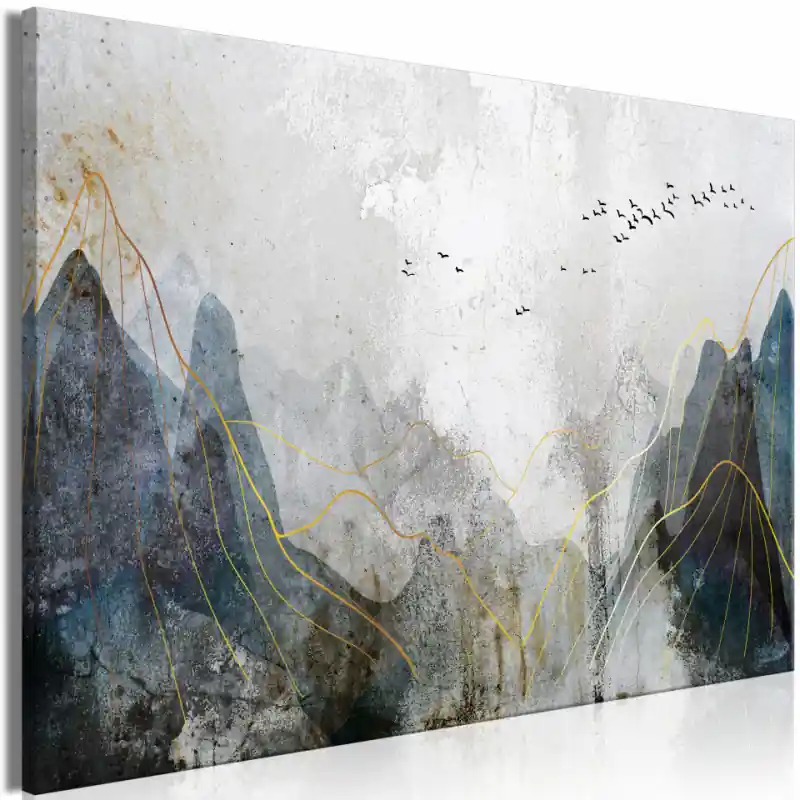 Tablou - Misty Mountain Pass (1 Part) Wide Ieftin