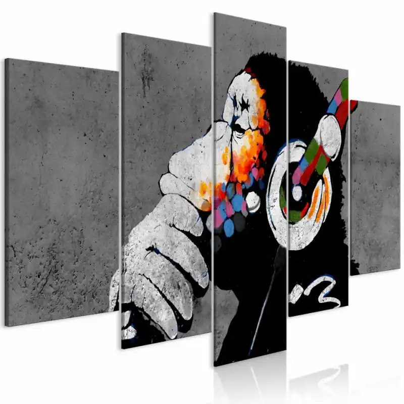 Premium Tablou - Hot Rhythms (5 Parts) Wide