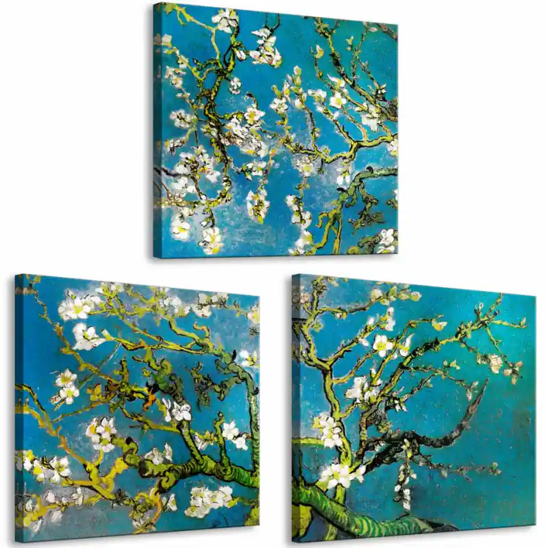 Vezi acum Tablou - Blooming Almond (3 Parts)