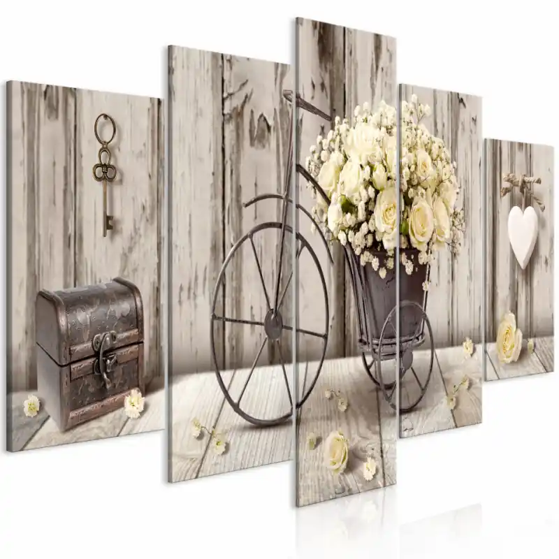 Ieftin Tablou - Secret Bouquet (5 Parts) Wide