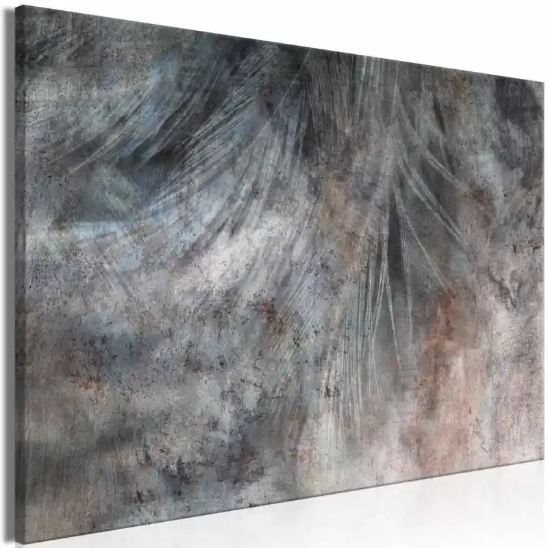 Tablou - Grey Feather (1 Part) Wide Retur ușor