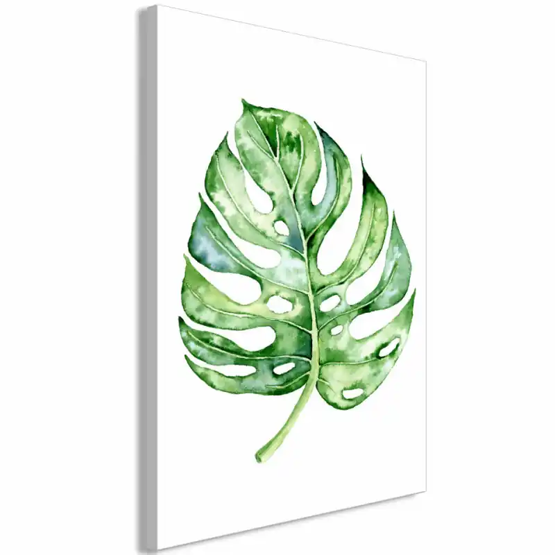 Vezi acum Tablou - Watercolor Monstera (1 Part) Vertical