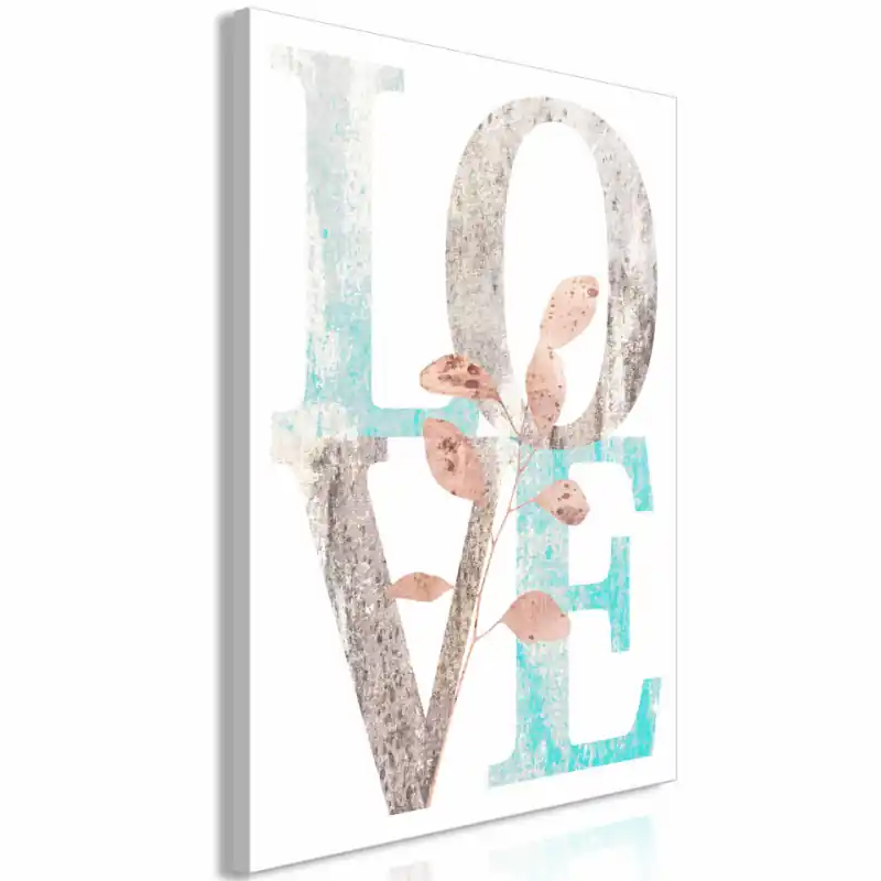 Tablou - Flourishing Letters (1 Part) Vertical Ofertă exclusivă