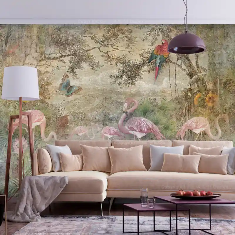 Reducere Fototapet - Wild Fauna and Flora