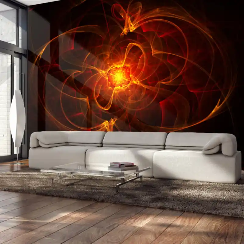 Discount Fototapet - Abstract fire