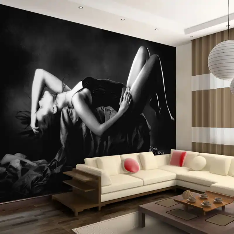 Ieftin Fototapet - Woman in sexy lingerie