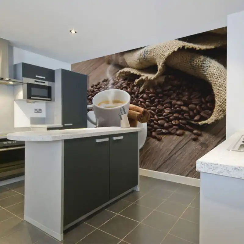 Chilipir Fototapet - Star anise coffee