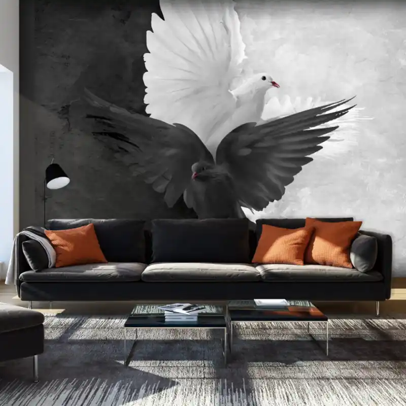Retur gratuit Fototapet - Good vs Evil