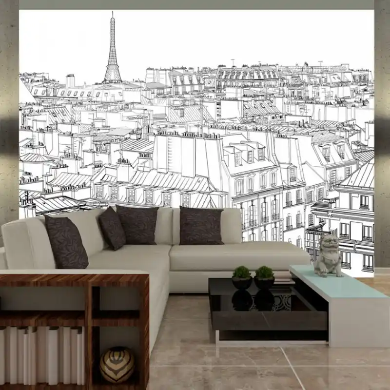 Preț mic Fototapet - Parisian‘s sketchbook