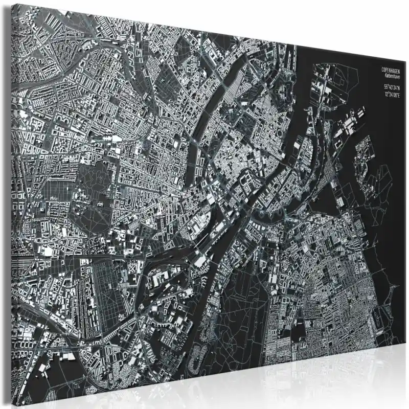 Chilipir Tablou - Close up of Copenhagen (1 Part) Wide