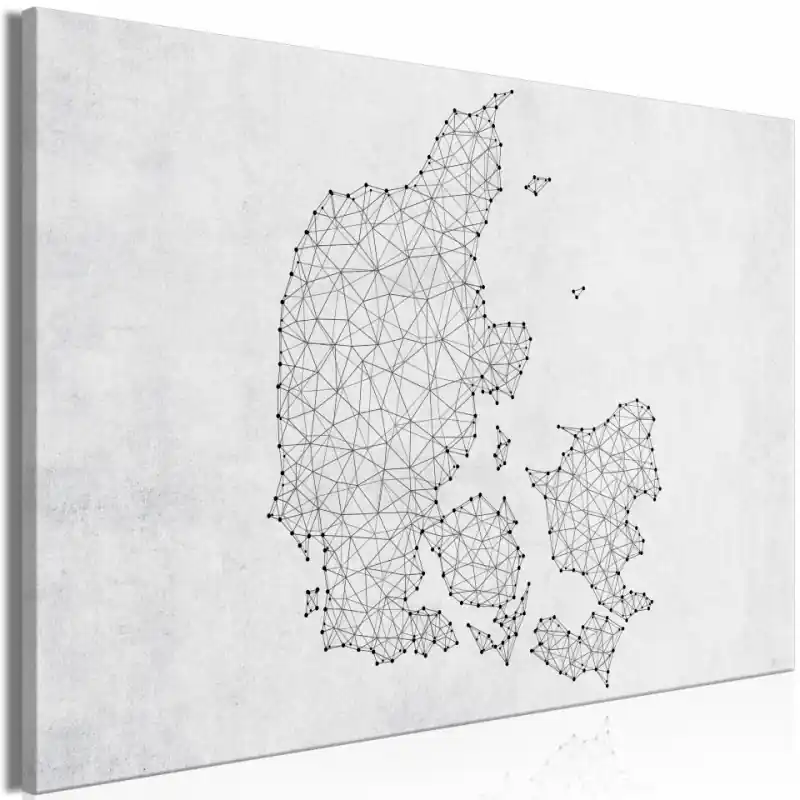 Noutate Tablou - Geometric Land (1 Part) Wide