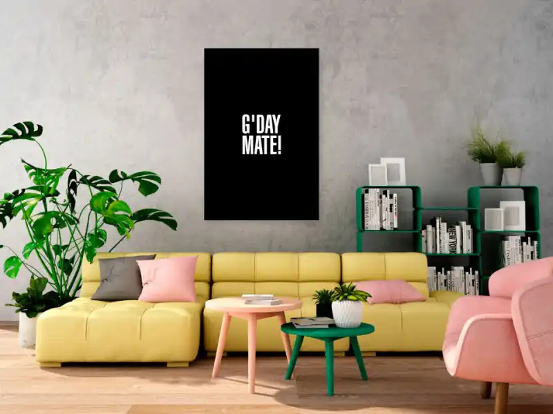 Livrare expres Tablou - G‘day Mate (1 Part) Vertical