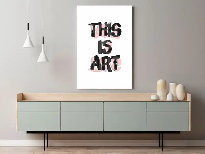 Tablou - This Is Art (1 Part) Vertical Ofertă de sezon