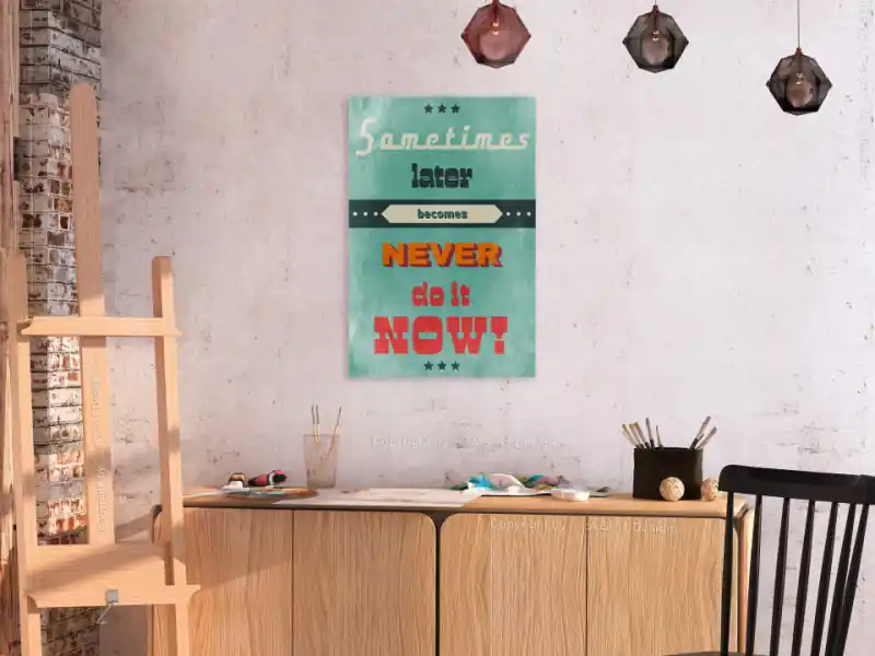 Preț mic Tablou - Do It Now! (1 Part) Vertical