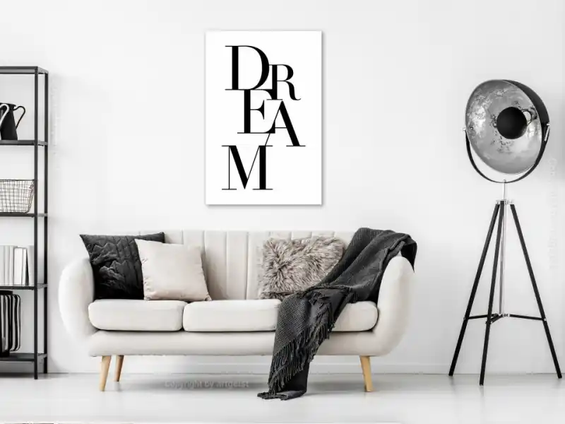 Livrare expres Tablou - Black Dream (1 Part) Vertical