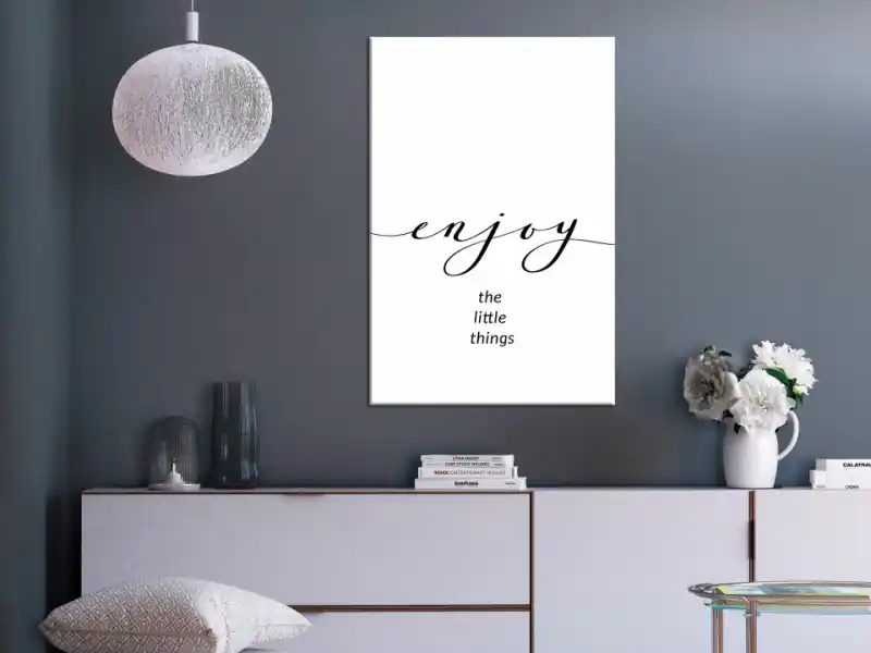 Tablou - Enjoy the Little Things (1 Part) Vertical Disponibil imediat