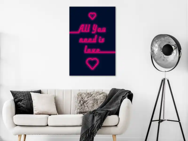 Tablou - All You Need Is Love (1 Part) Vertical Preț mic