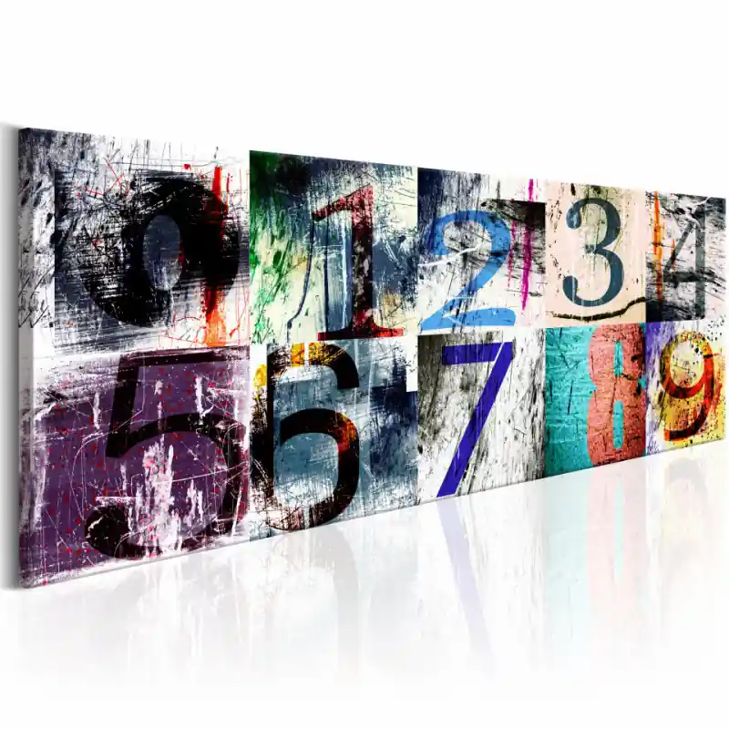 Preferatul clienților Tablou - Colourful Numbers